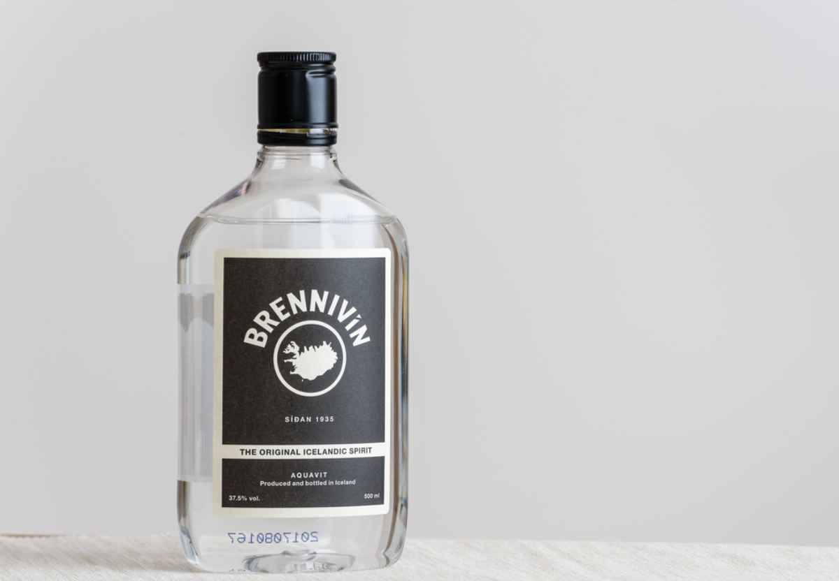 Brennivin: Icelandic traditional spirit Bottle of Brennivin: Iceland's National Liquor