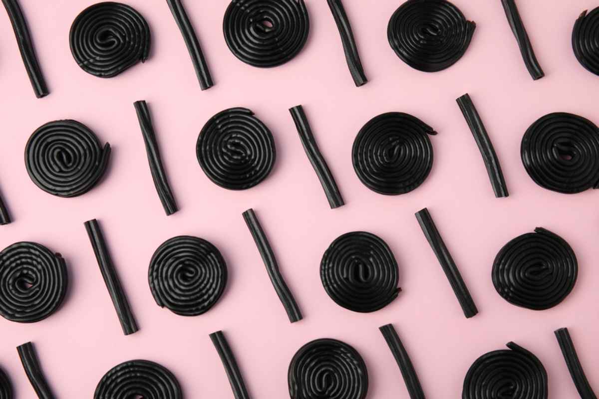 Icelandic traditional gummies Sticks and wheels of lakkris, Icelandic liquorice