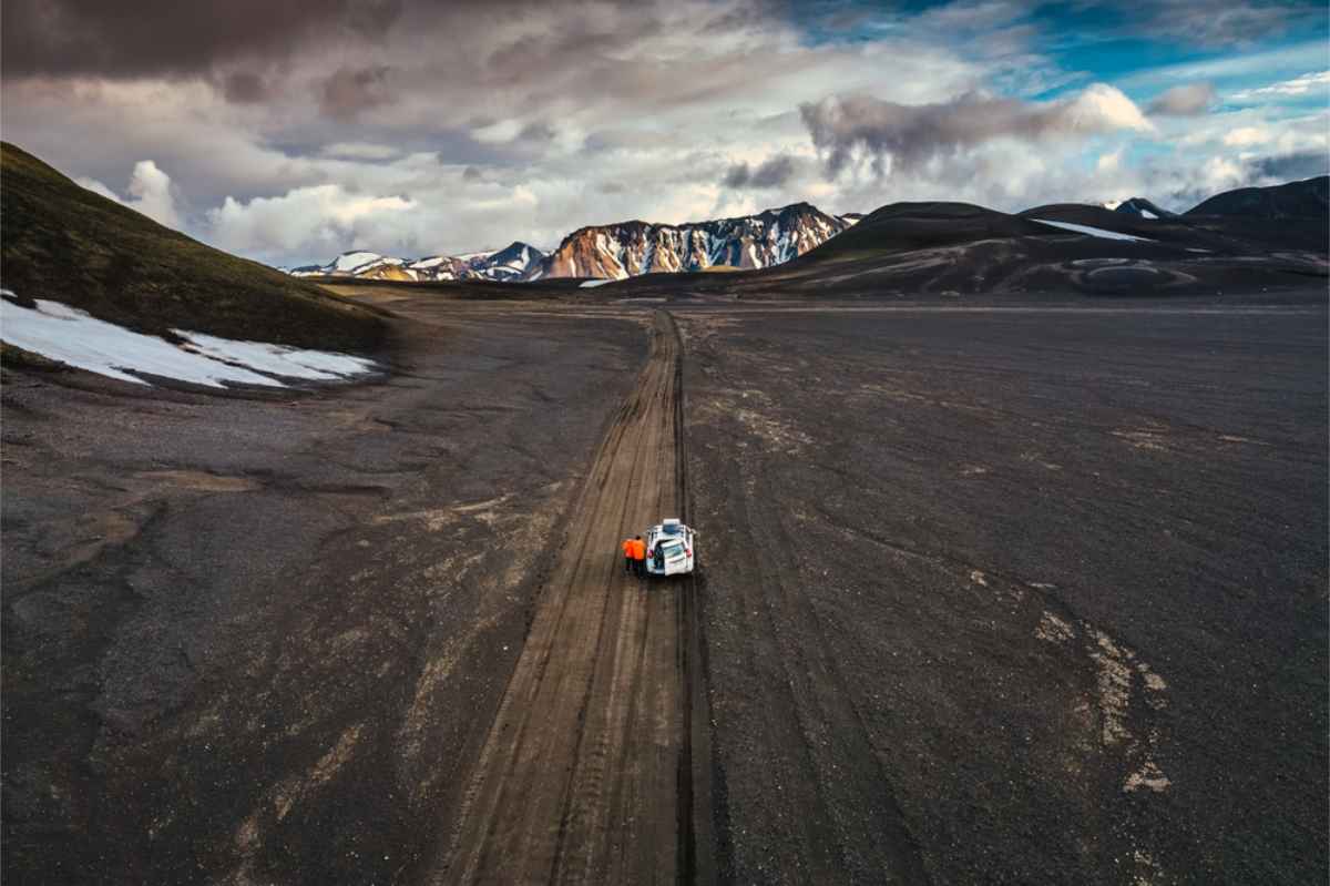 Dacia Duster on a F-road in Iceland
