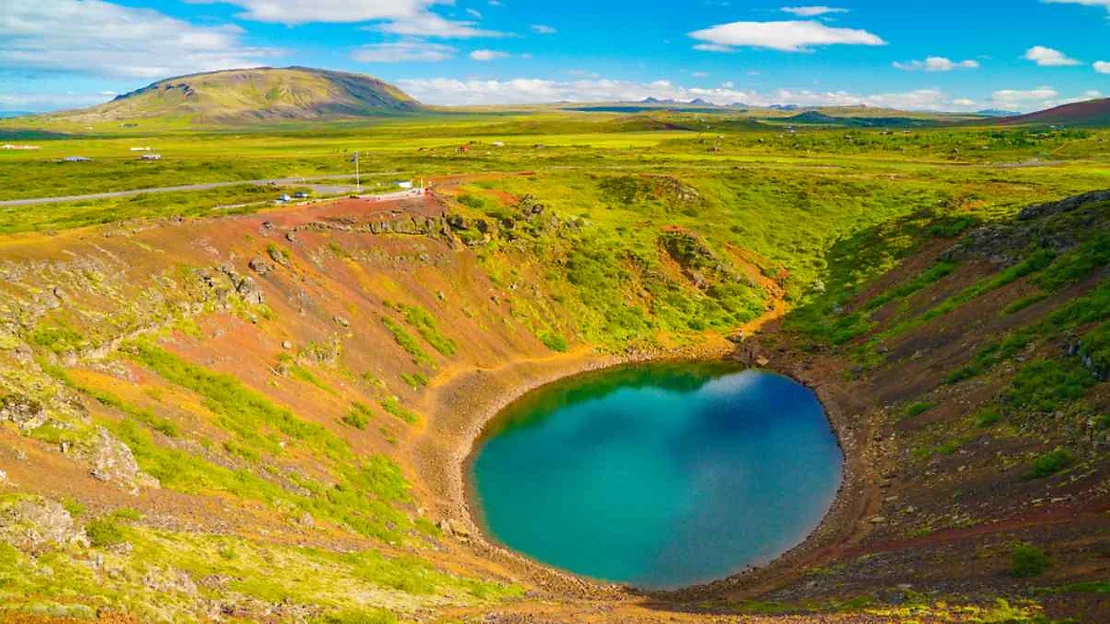 Cráter del volcán Kerid