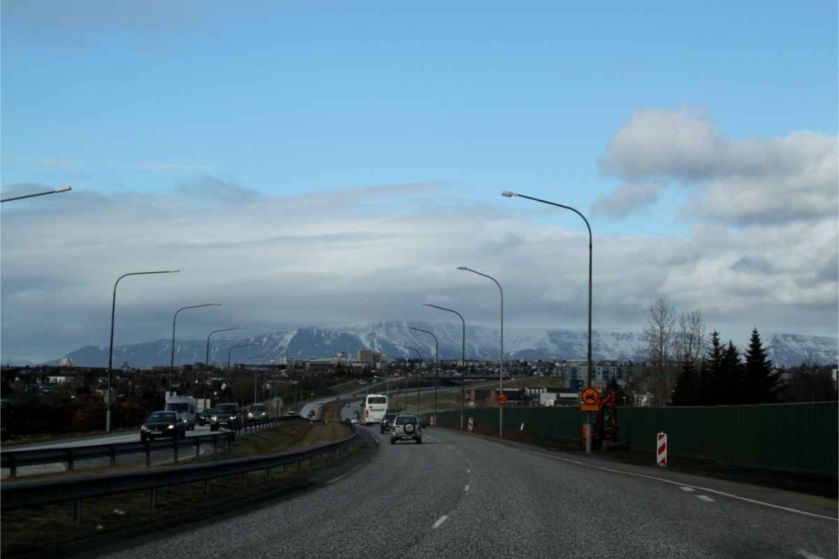 Carretera de Keflavik a Reikiavik