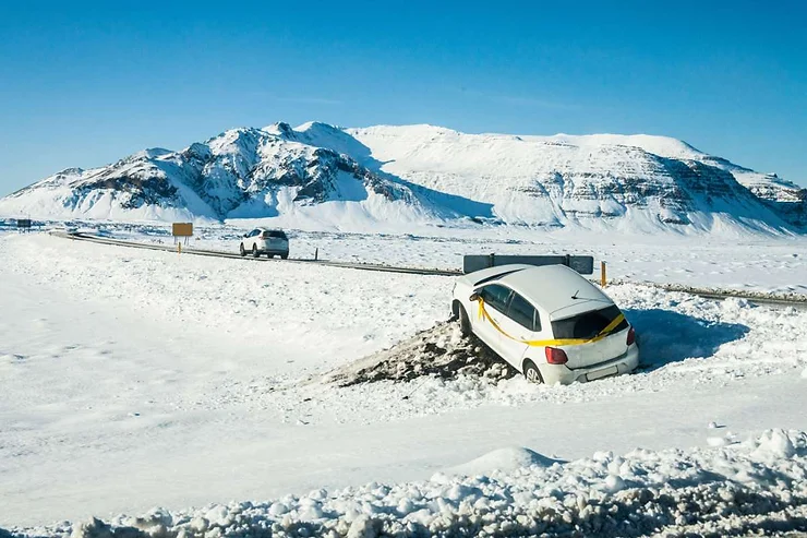Was passiert, wenn Sie in Island mit einem Mietwagen einen Unfall haben?