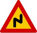 Dangerous curves, first to the right