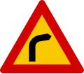 Dangerous curve to the right