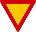 Give way sign