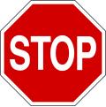 General stop sign