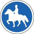 Path reserved for horse riders