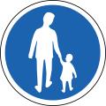 Pedestrian path sign