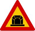Iceland tunnel warning sign