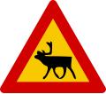 Watch for reindeer sign