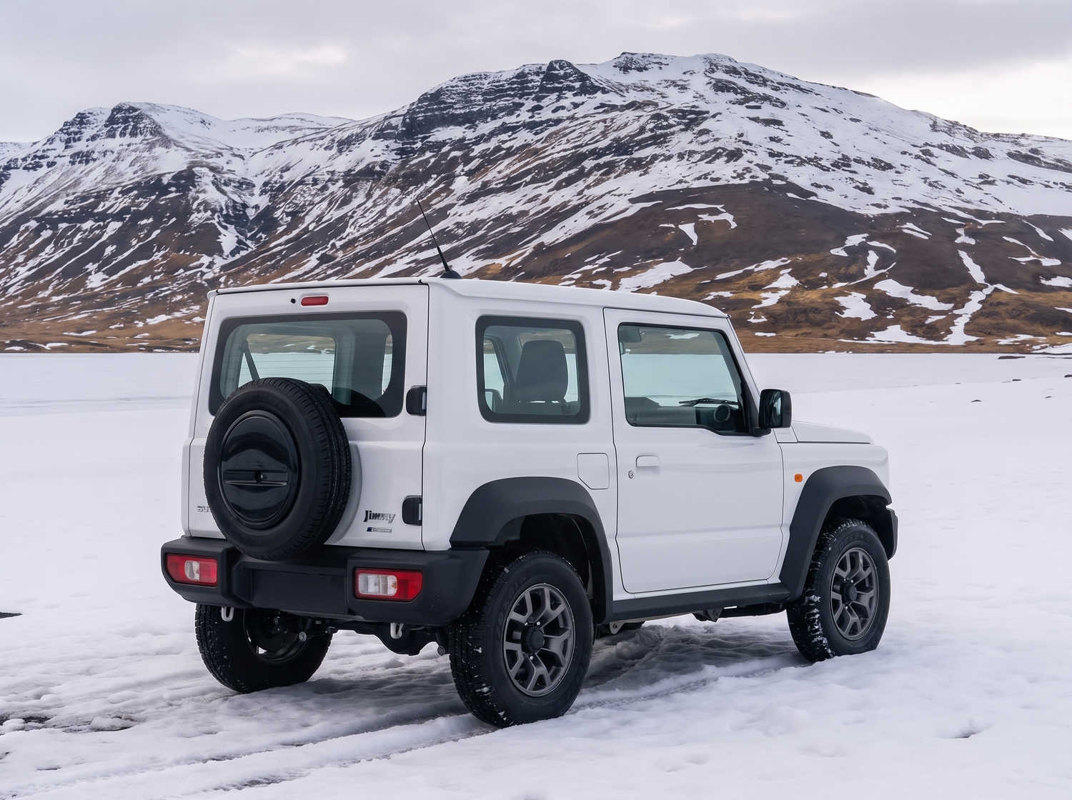 Suzuki Jimny. This compact SUV in Iceland is built for exploring rough terrain and remote areas with ease, providing an exciting off-roading experience on Iceland’s challenging F roads.