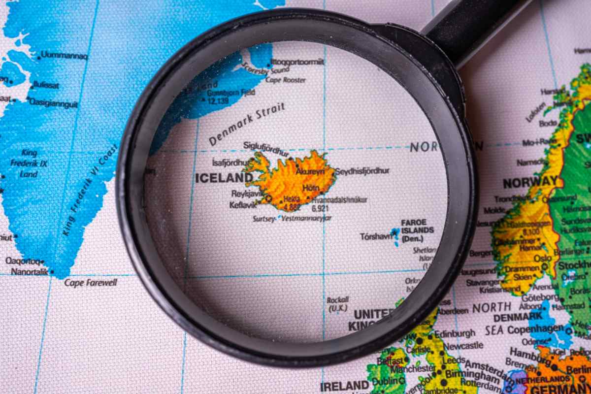 Las Regiones De Islandia En Un Mapa Del País